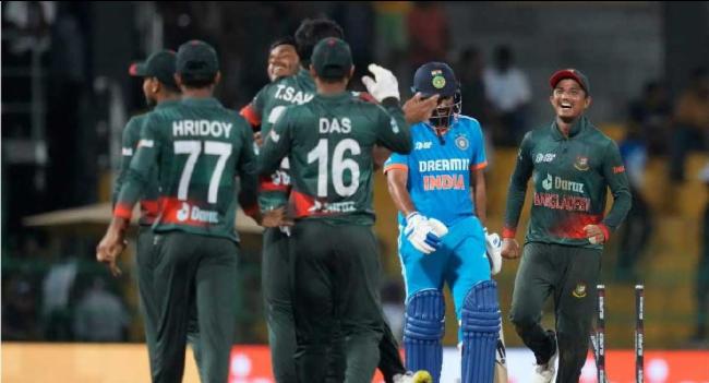 ඉන්දියාවට එරෙහිව බංග්ලාදේශයට සුපිරි ජයක්..